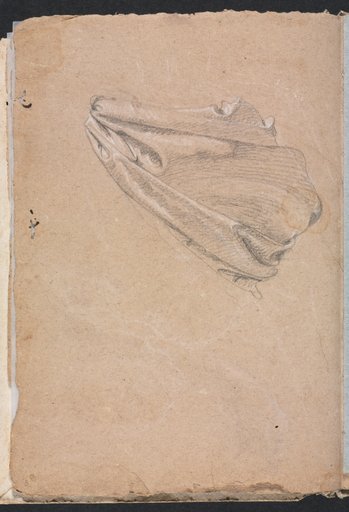Verona Sketchbook: Drapery study (page 6)