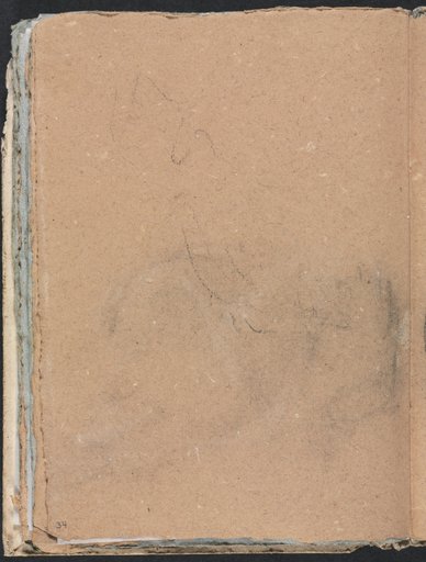 Verona Sketchbook: Indecipherable form (page 34)