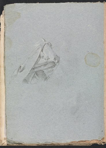Verona Sketchbook: Drapery study (page 10)