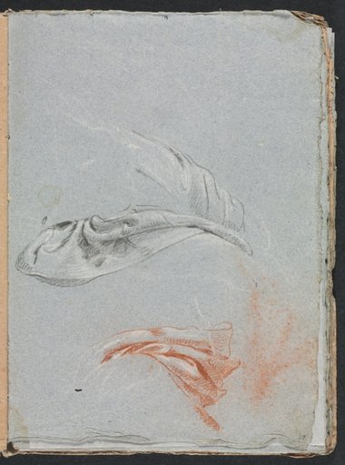 Verona Sketchbook: Drapery studies (page 17)