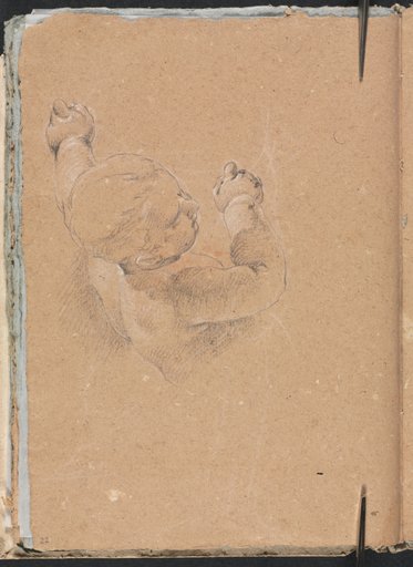 Verona Sketchbook: Putto (page 22)