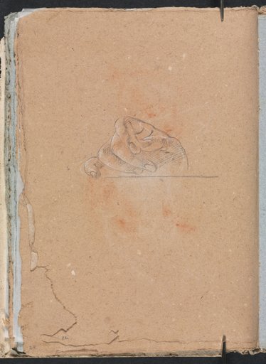 Verona Sketchbook:Right hand (page 26)