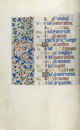 Book of Hours (Use of Rouen): fol. 10v