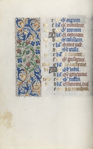 Book of Hours (Use of Rouen): fol. 11v