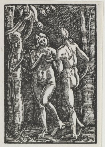 The Fall and Redemption of Man: Adam and Eve Eating the Forbidden Fruit