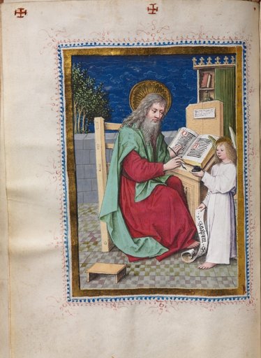 Gospel Book with Evangelist Portraits: Saint Matthew