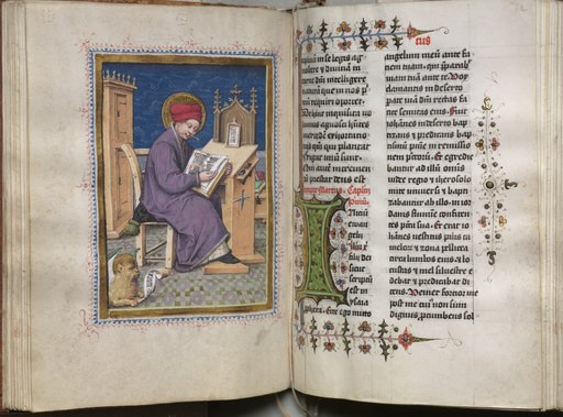Gospel Book with Evangelist Portraits: Decorated Initial