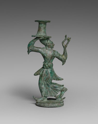 Candelabrum Stand of a Dancing Maenad