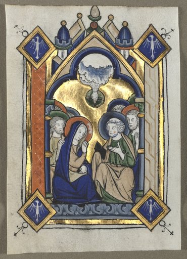 Leaf Excised from a Psalter: The Pentecost