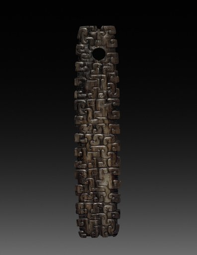 Jade Scepter with Interlocking Pattern