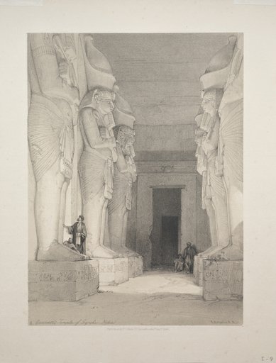 Egypt and Nubia: Volume I - No. 9, Excavated Temple of Gyrshe, Nubia