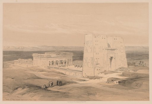 Egypt and Nubia: Volume I - No. 34, Temple of Edfou. Ancient Appolinopolis, Upper Egypt
