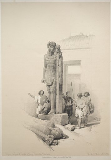 Egypt and Nubia: Volume II - No. 7, Colossi at Wady Saboua
