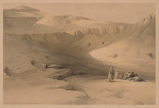 Egypt and Nubia: Volume II - No. 34, Entrance to the Tombs of the Kings of Thebes, Biban-el-molook