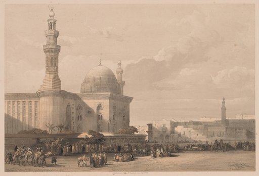 Egypt and Nubia: Volume III–No. 38, Mosque of Sultan Hassan from the Great Square of the Rameyleh