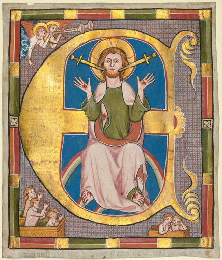 Initial E from a Municipal Law Book: The Last Judgment