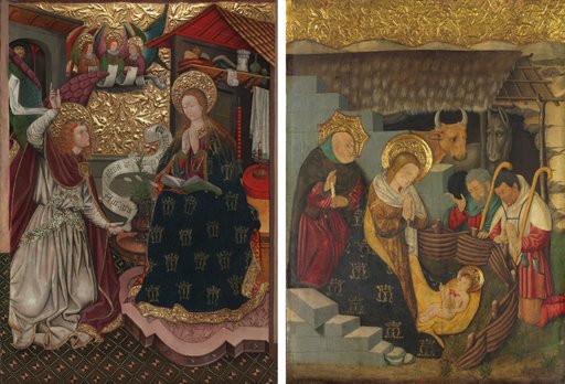 The Annunciation and The Nativity