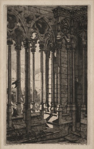 Etchings of Paris: The Gallery of Notre Dame