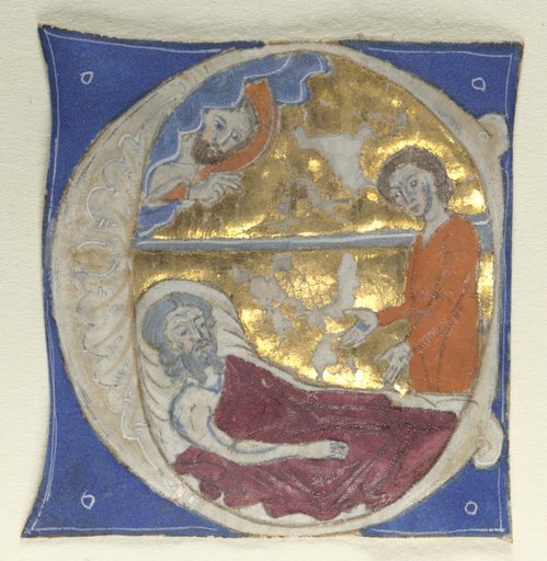 Historiated Initial Excised from a Bible