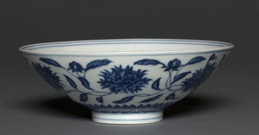 Bowl with Peony Decoration
