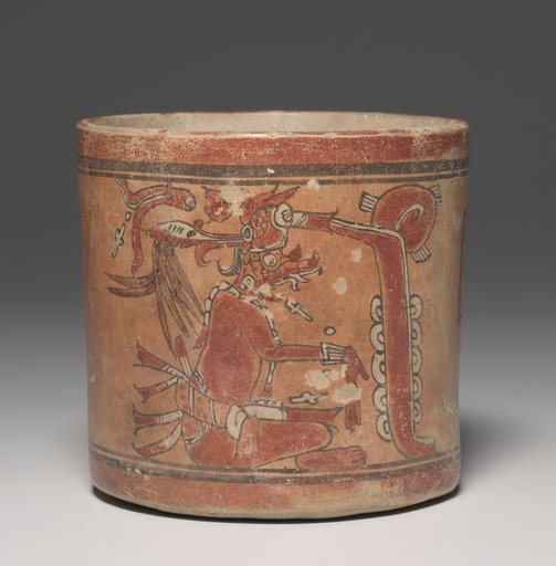 Cylinder Vessel with Deities