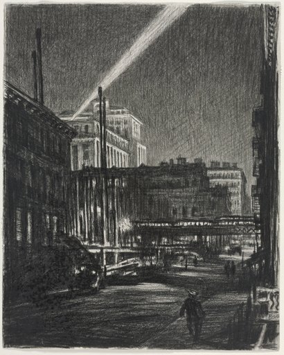 New York Night (recto)