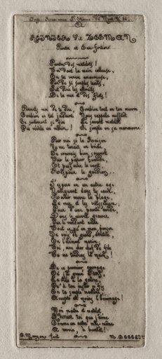 Etchings of Paris: Dedication to Reynier Nooms, called Zeeman