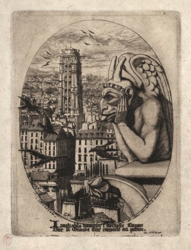 Etchings of Paris: The Gargoyle