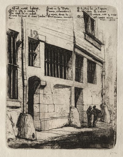 Etchings of Paris: The Street of the Bad Boys