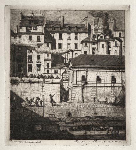 Etchings of Paris: The Mortuary