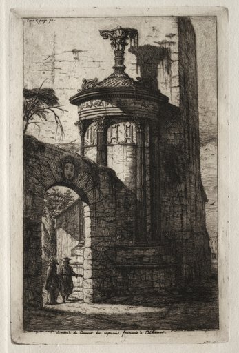 Entrance to the French Capuchin Convent at Athens