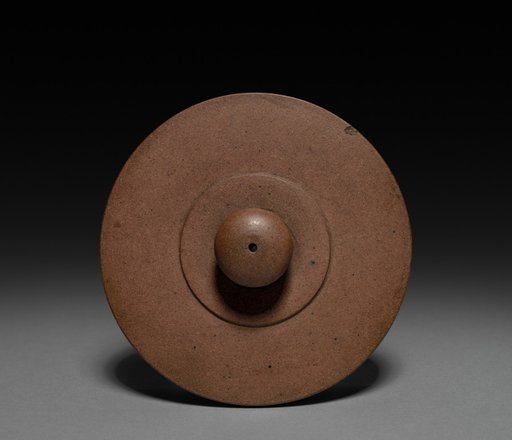 Teapot: Yixing ware (lid)