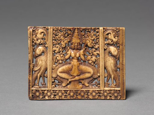 Comb Panel with a Seated Devi