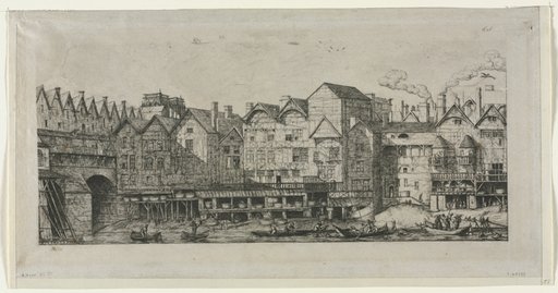 View of Part of the City of Paris Toward the Close of the 17th Century