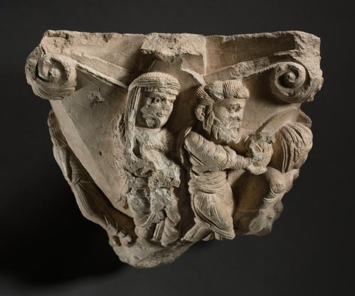 Fragment of a Capital with Scenes from Mary’s Infancy