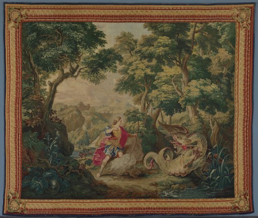 Apollo and the Serpent Python (from Set of Ovid's Metamorphoses)
