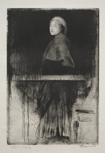 Woman with a cape