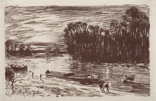 Bords du Loing, près Saint-Mammès