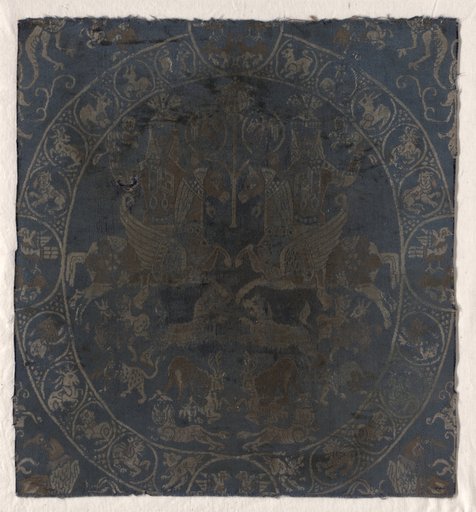 Modern Reproduction of the Bahram Gur silk in Berlin