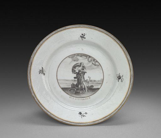 Plate: Female Figure