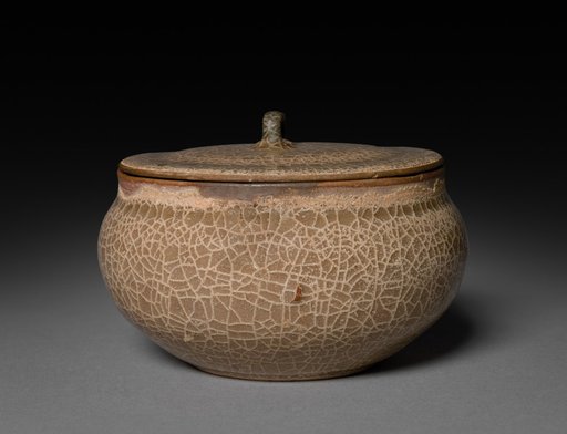 Covered Flat Jar
