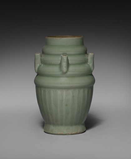 Five-Spouted Vase with Cover