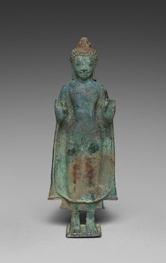 Buddha with Hands in Gesture of Teaching, Vitarka Mudra