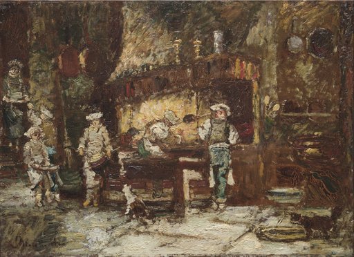The Kitchen of the Rôtisserie des Deux Paons