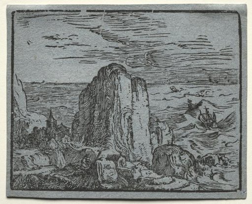 Four Small Landscapes: No.4, Cliff on the Seashore