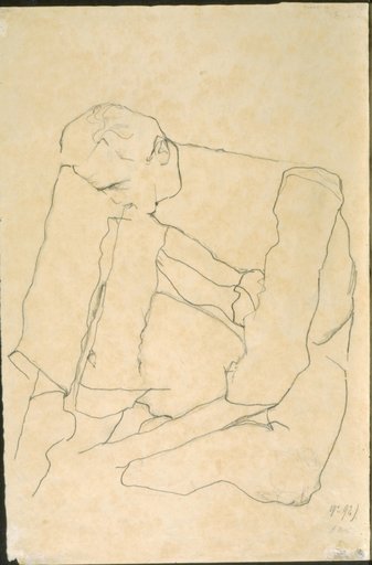 Seated Man (verso)