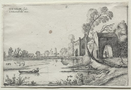 Landscape with a River and a Gatehouse