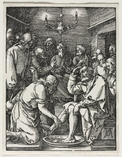 The Small Passion: Christ Washing St. Peter's Feet