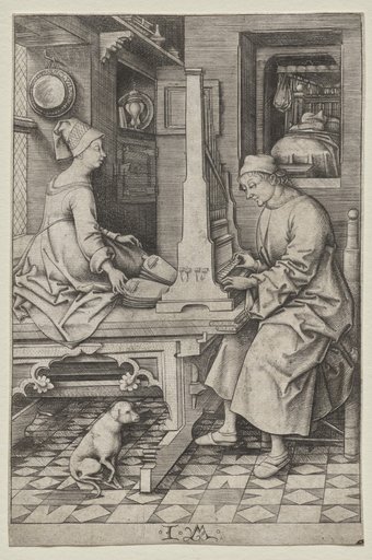 The Organ Player and His Wife