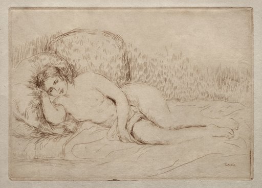 Femme nue couchée